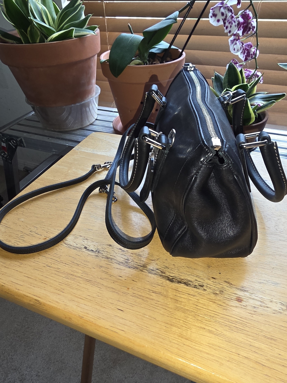Coach Black Leather Purse - Picture 7 of 15